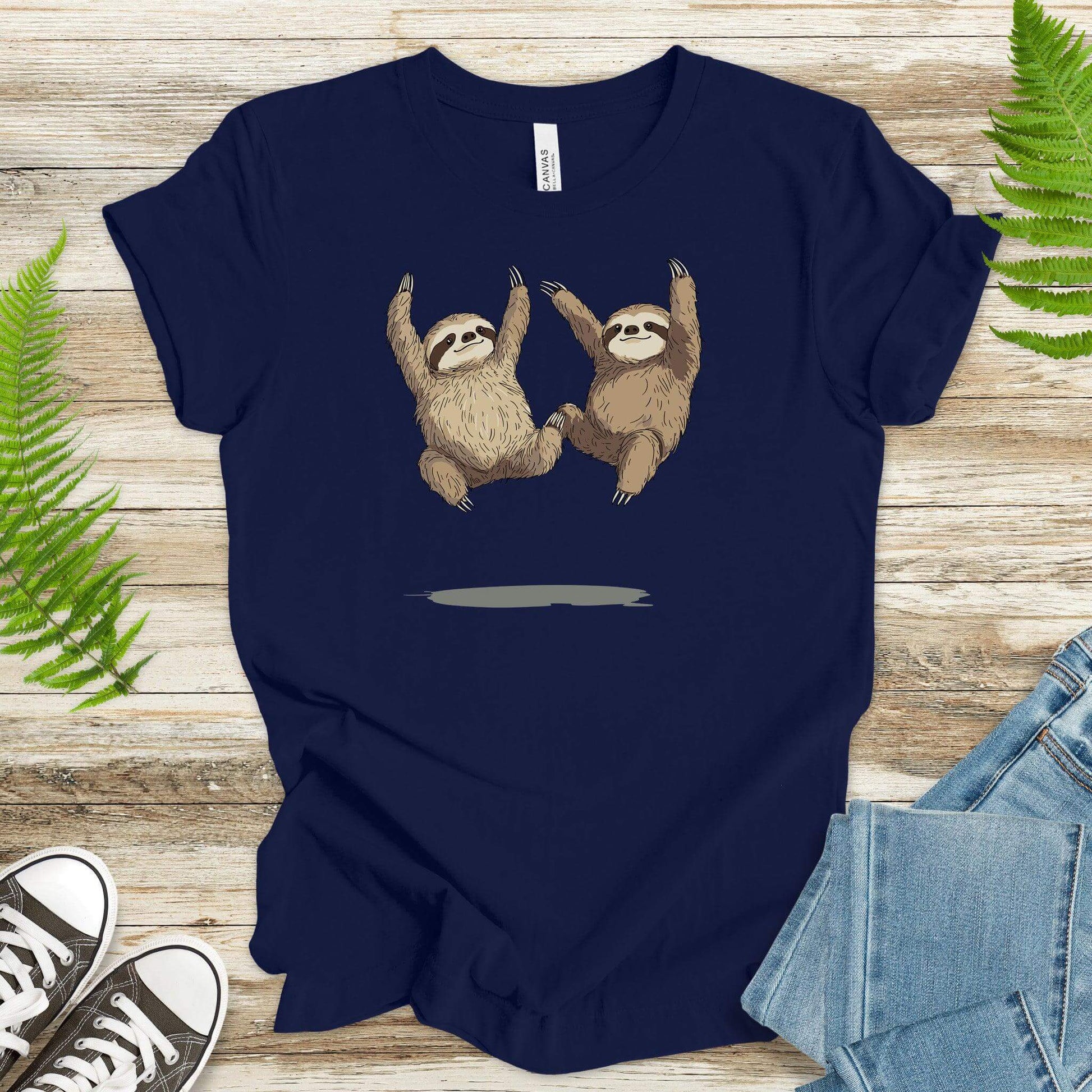 Jumping Sloths T-Shirt – Defying Gravity (Slowly) - TShirtree