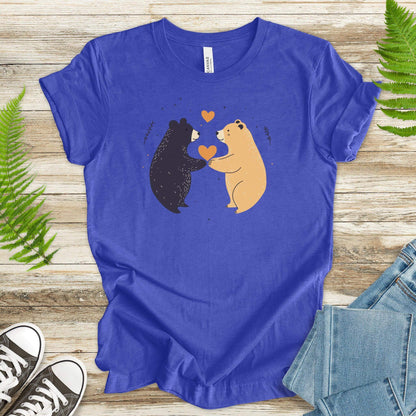 Bear Hugs – Cute Bears in Love T-Shirt - TShirtree