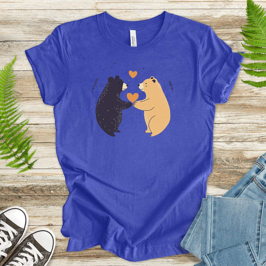 Bear Hugs – Cute Bears in Love T-Shirt - TShirtree