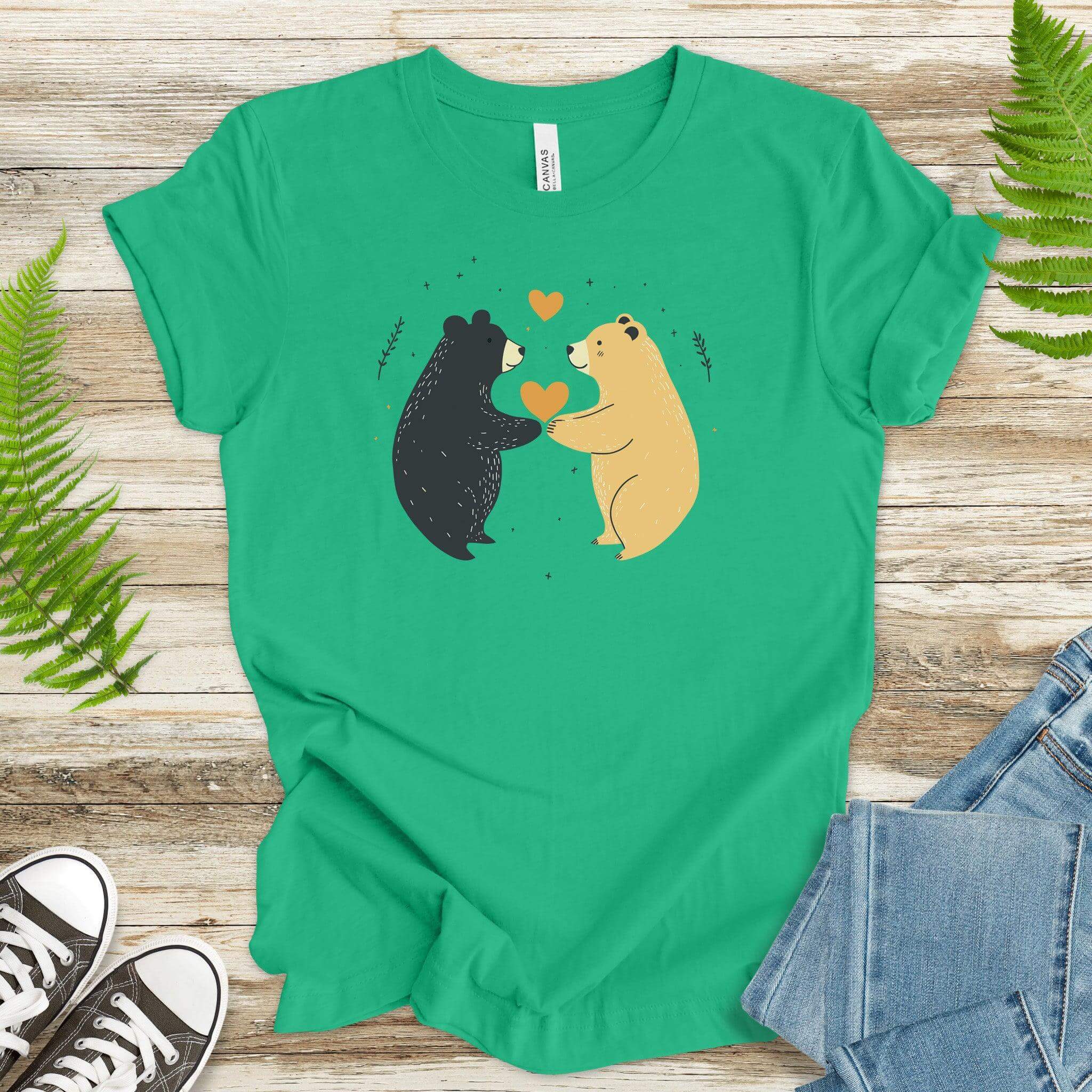 Bear Hugs – Cute Bears in Love T-Shirt - TShirtree