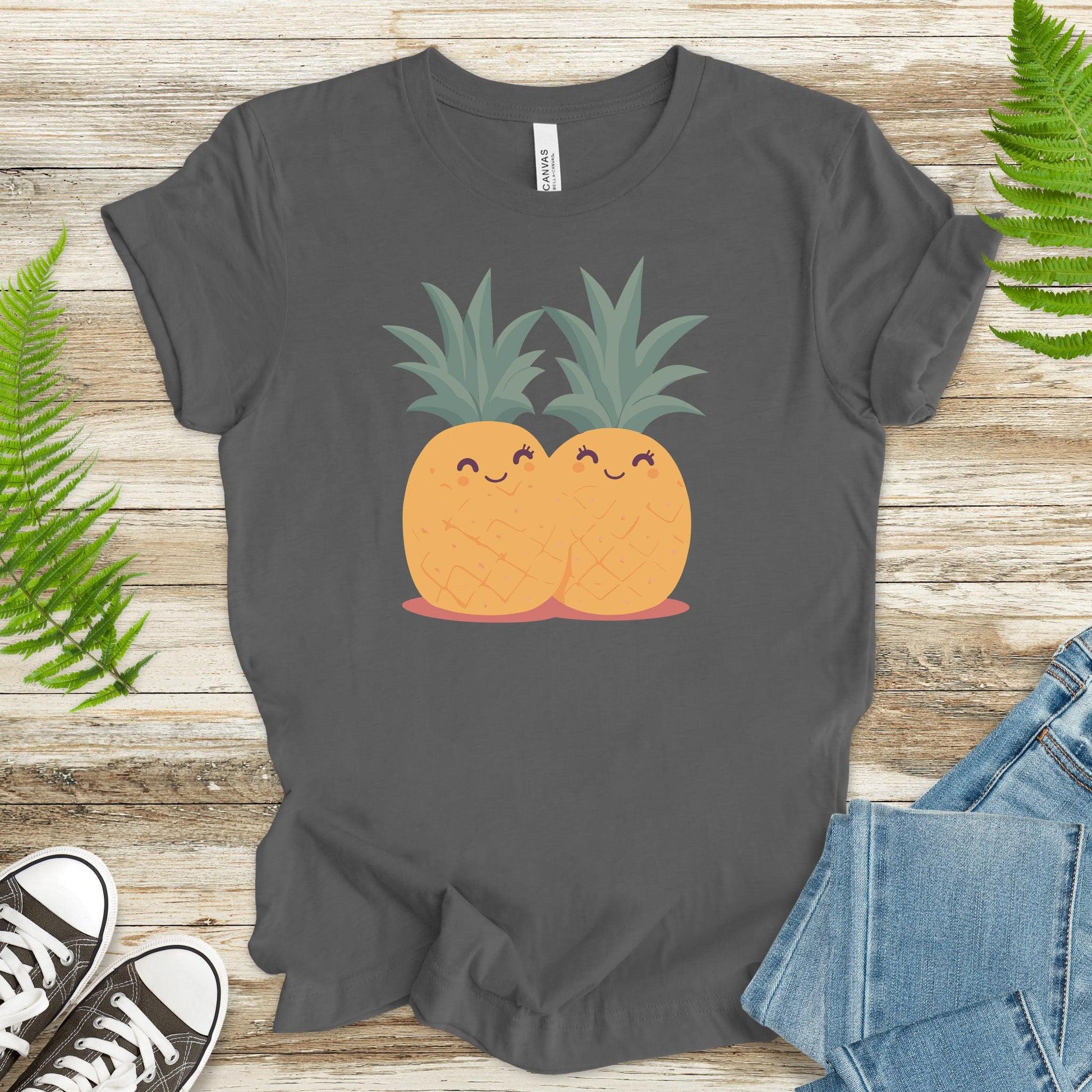 Pineapple Love – Hugging Fruit T-Shirt - TShirtree