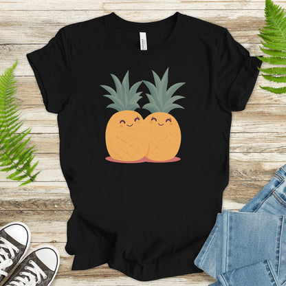 Pineapple Love – Hugging Fruit T-Shirt - TShirtree