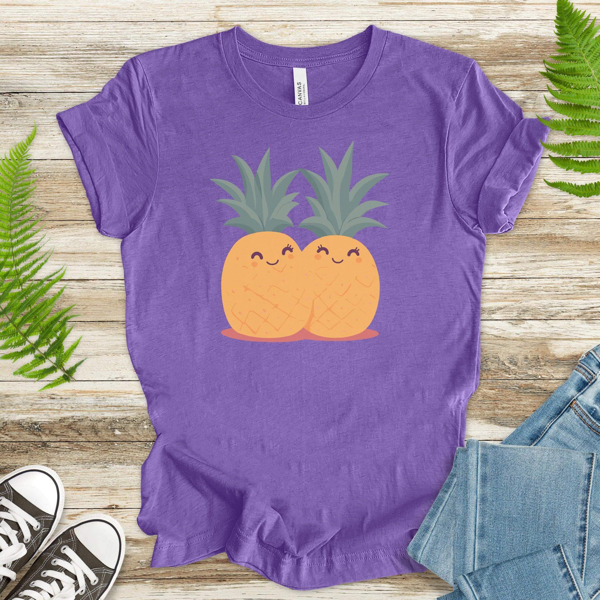 Pineapple Love – Hugging Fruit T-Shirt - TShirtree
