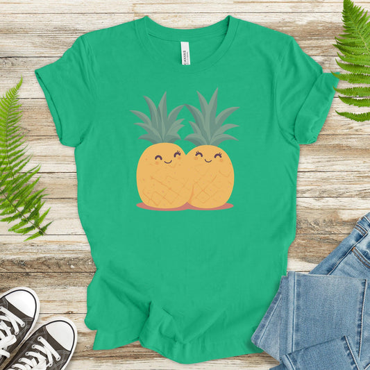 Pineapple Love – Hugging Fruit T-Shirt - TShirtree