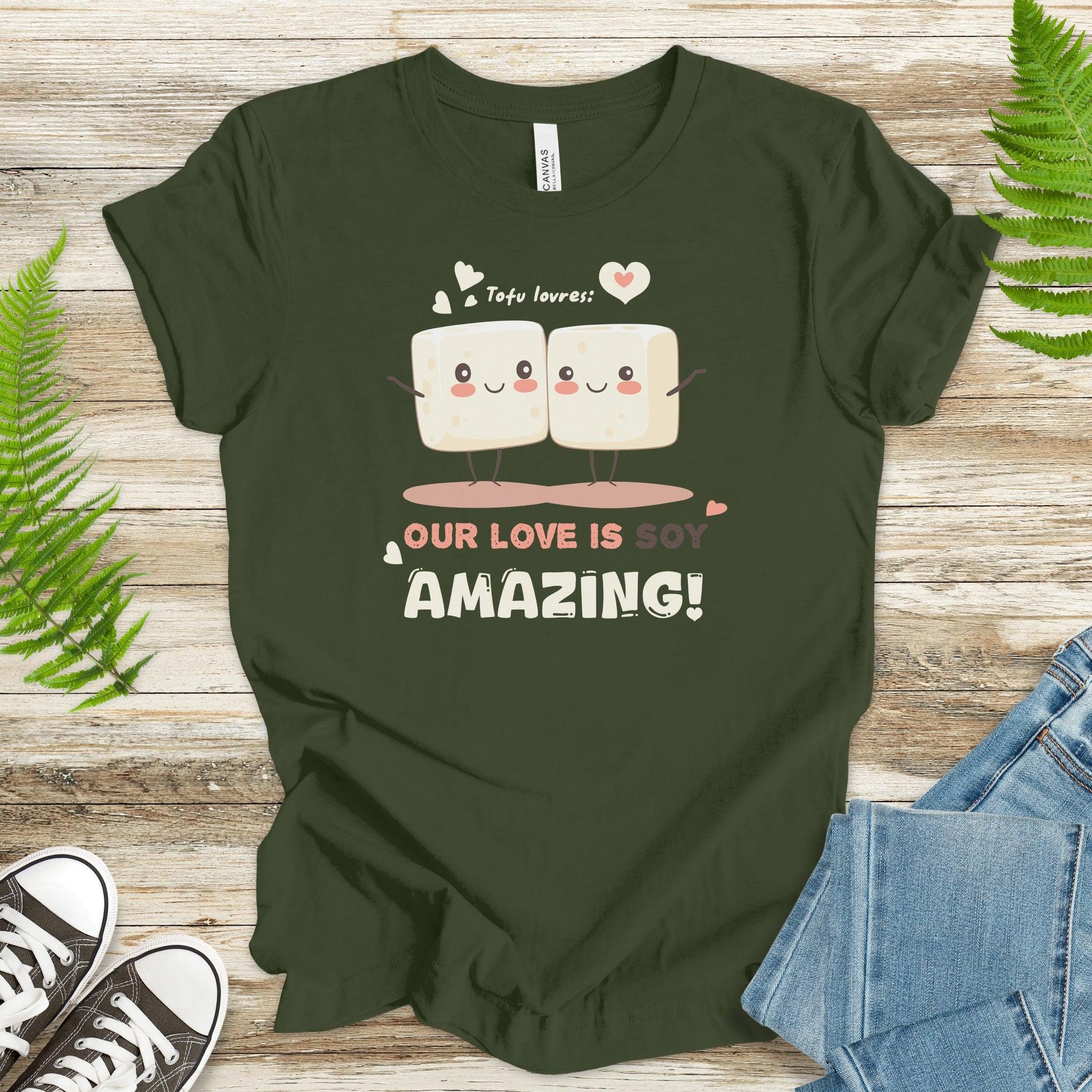 Our Love is Soy Amazing – Cute Tofu Couple T-Shirt - TShirtree