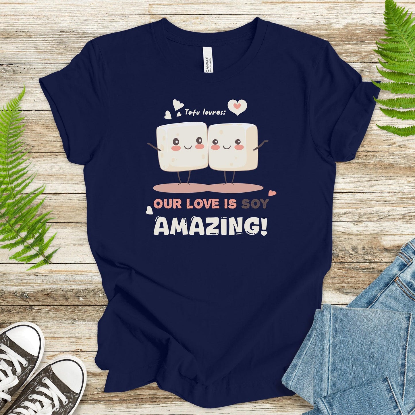 Our Love is Soy Amazing – Cute Tofu Couple T-Shirt - TShirtree