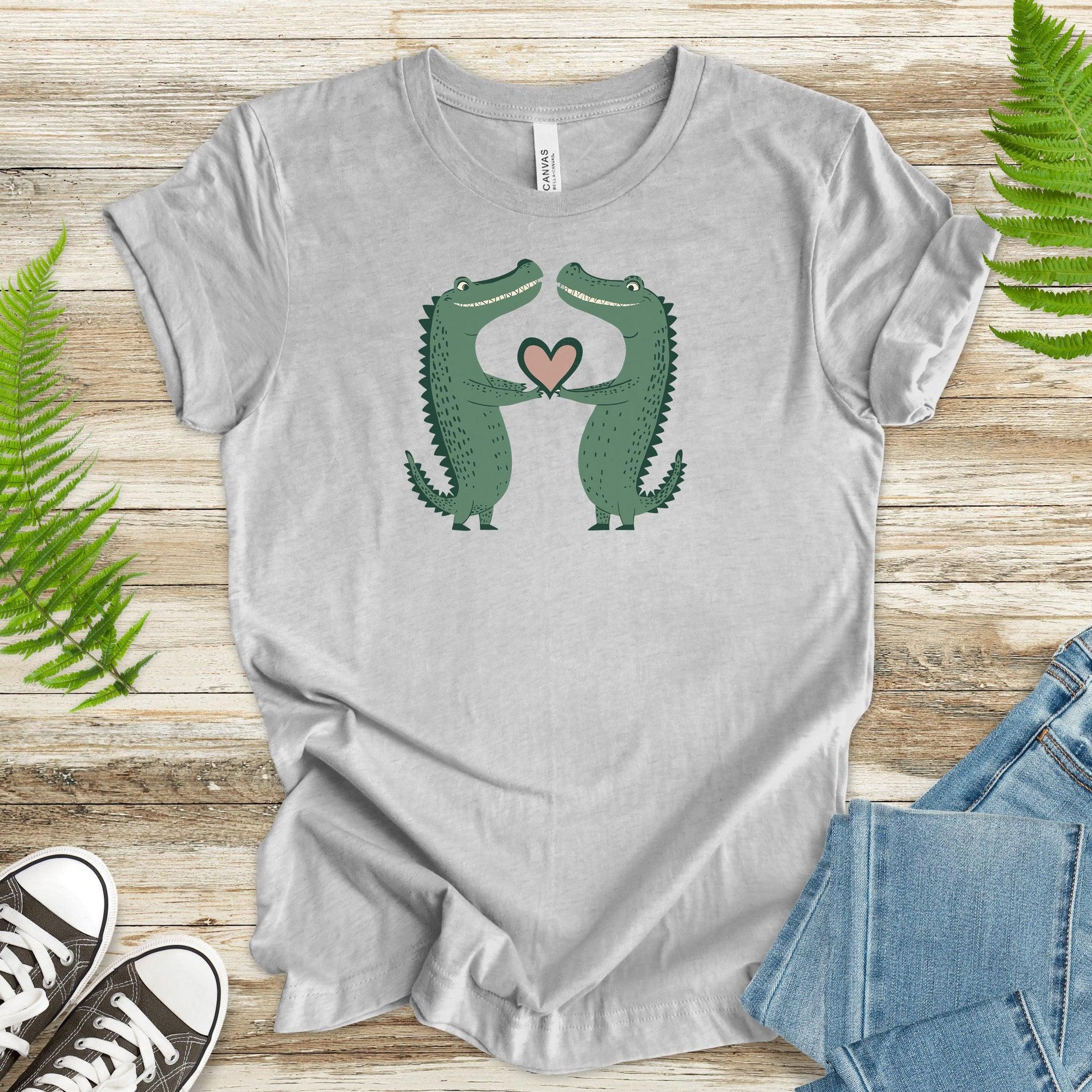 Croc My Heart: Adorable Crocodile Love T-Shirt - TShirtree