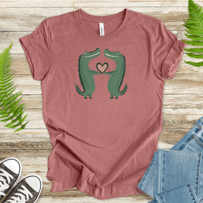 Croc My Heart: Adorable Crocodile Love T-Shirt - TShirtree