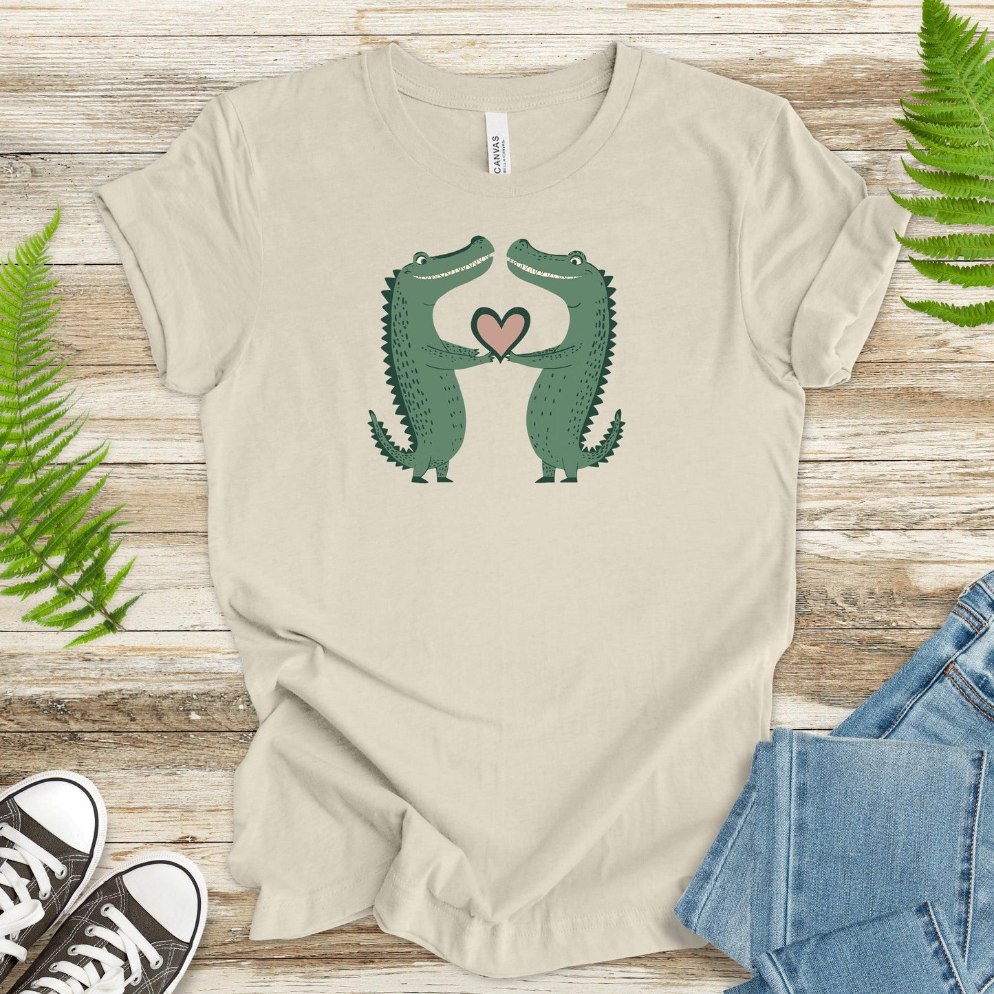 Croc My Heart: Adorable Crocodile Love T-Shirt - TShirtree