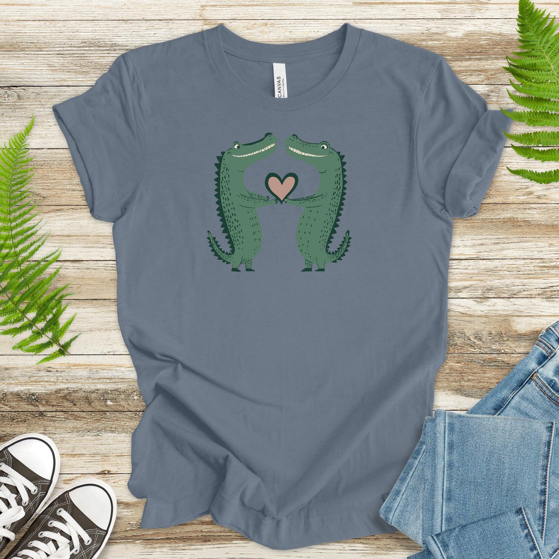 Croc My Heart: Adorable Crocodile Love T-Shirt - TShirtree