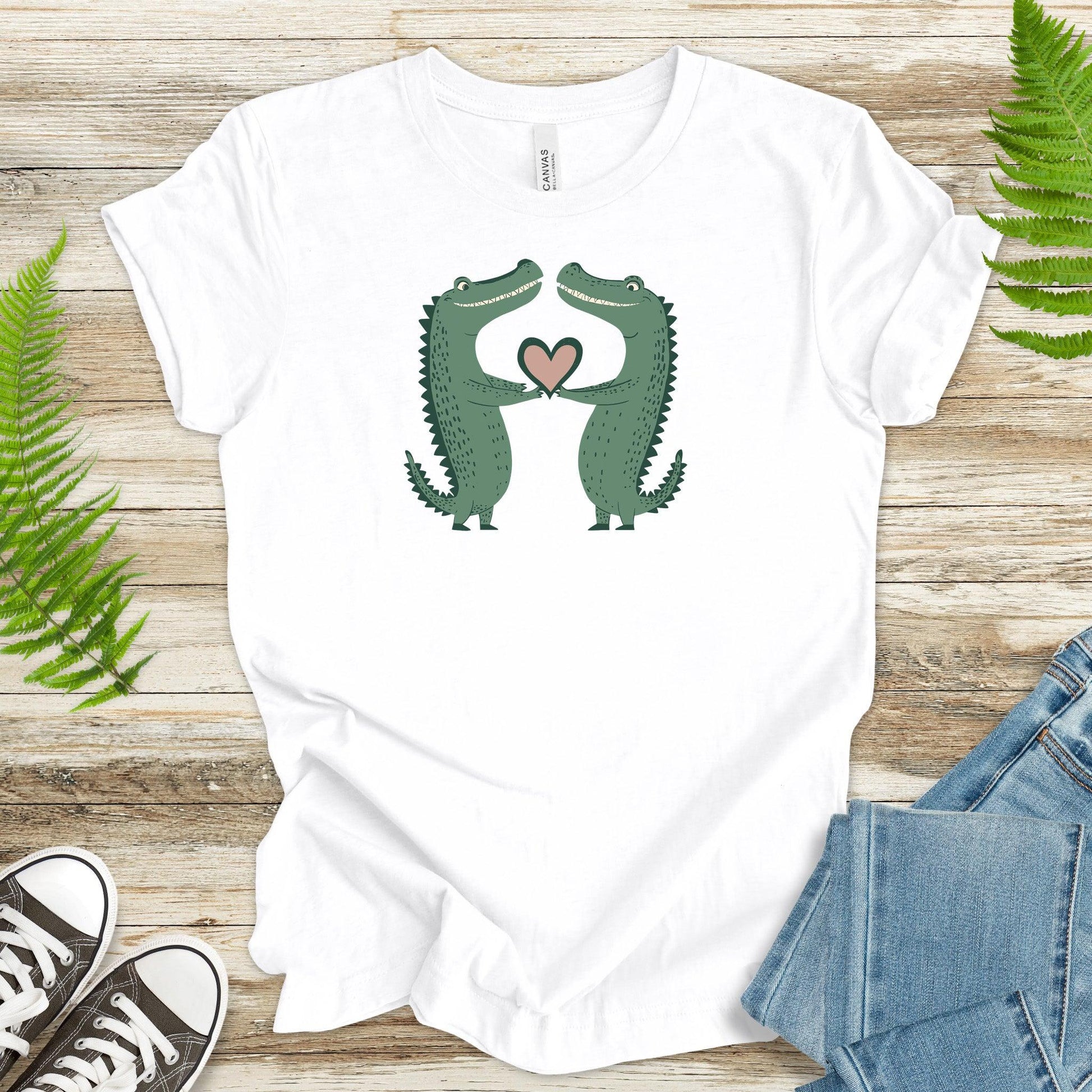 Croc My Heart: Adorable Crocodile Love T-Shirt - TShirtree