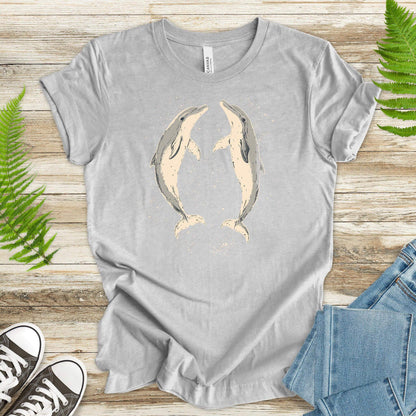 Happy Dolphins T-Shirt – Joyful Ocean Splash - TShirtree