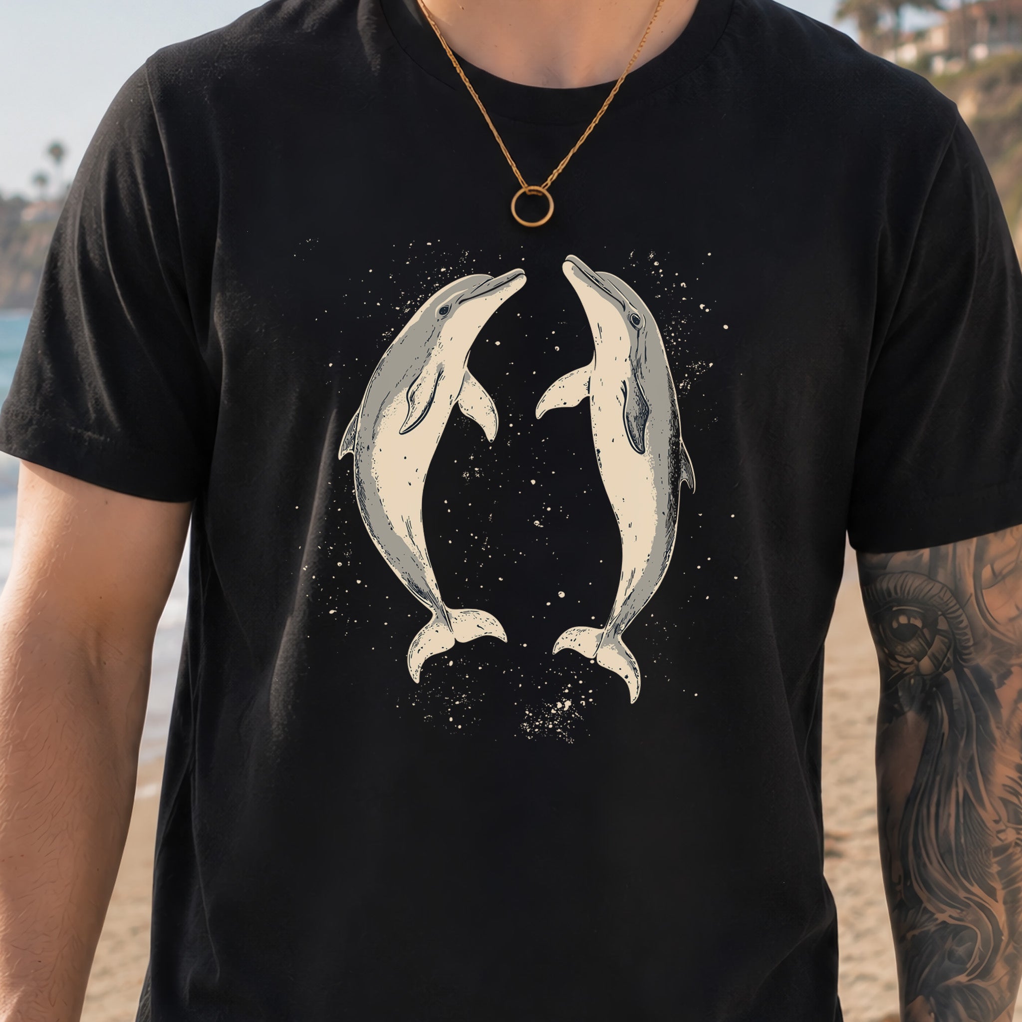 Happy Dolphins T-Shirt – Joyful Ocean Splash