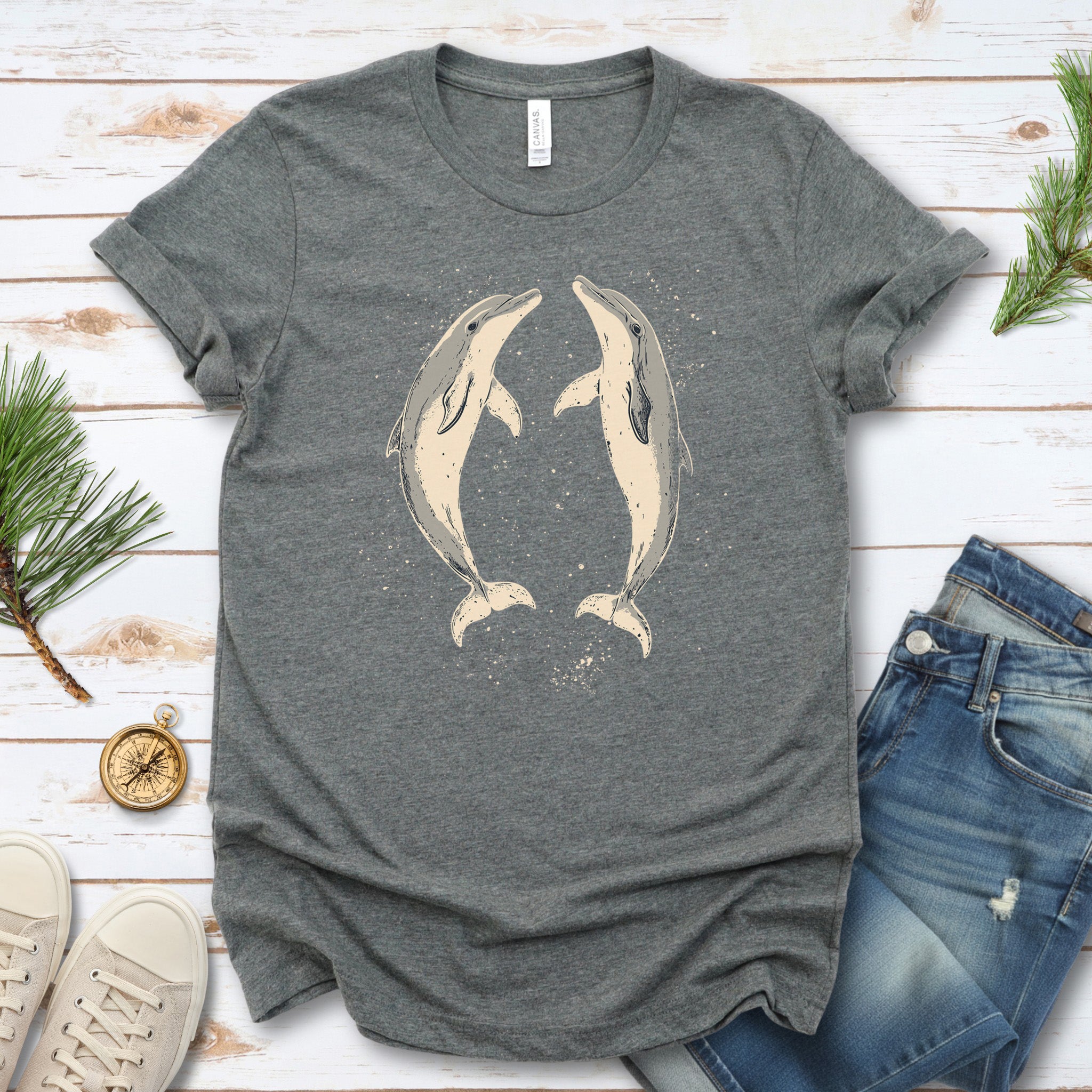 Happy Dolphins T-Shirt – Joyful Ocean Splash