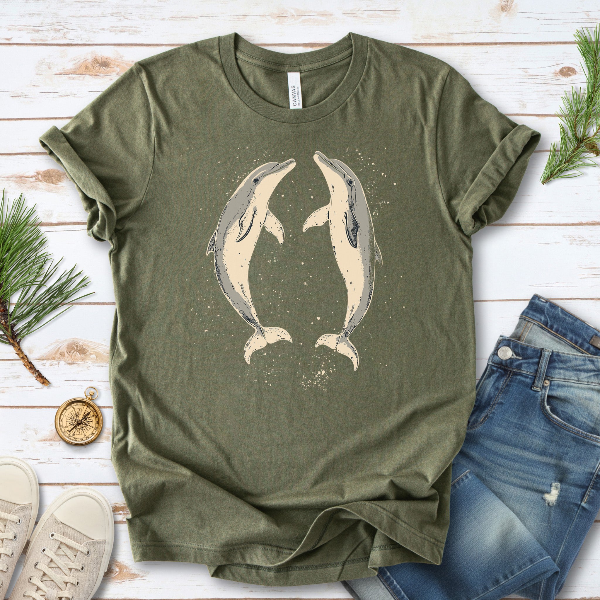 Happy Dolphins T-Shirt – Joyful Ocean Splash