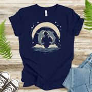 Dolphin Love T-Shirt – Celestial Ocean Romance - TShirtree