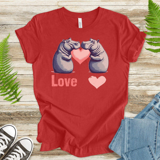 Loving Hippos T-Shirt - TShirtree