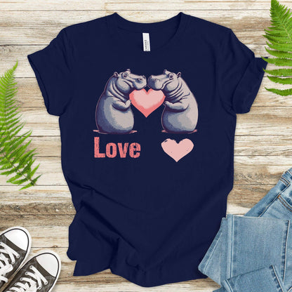 Loving Hippos T-Shirt - TShirtree