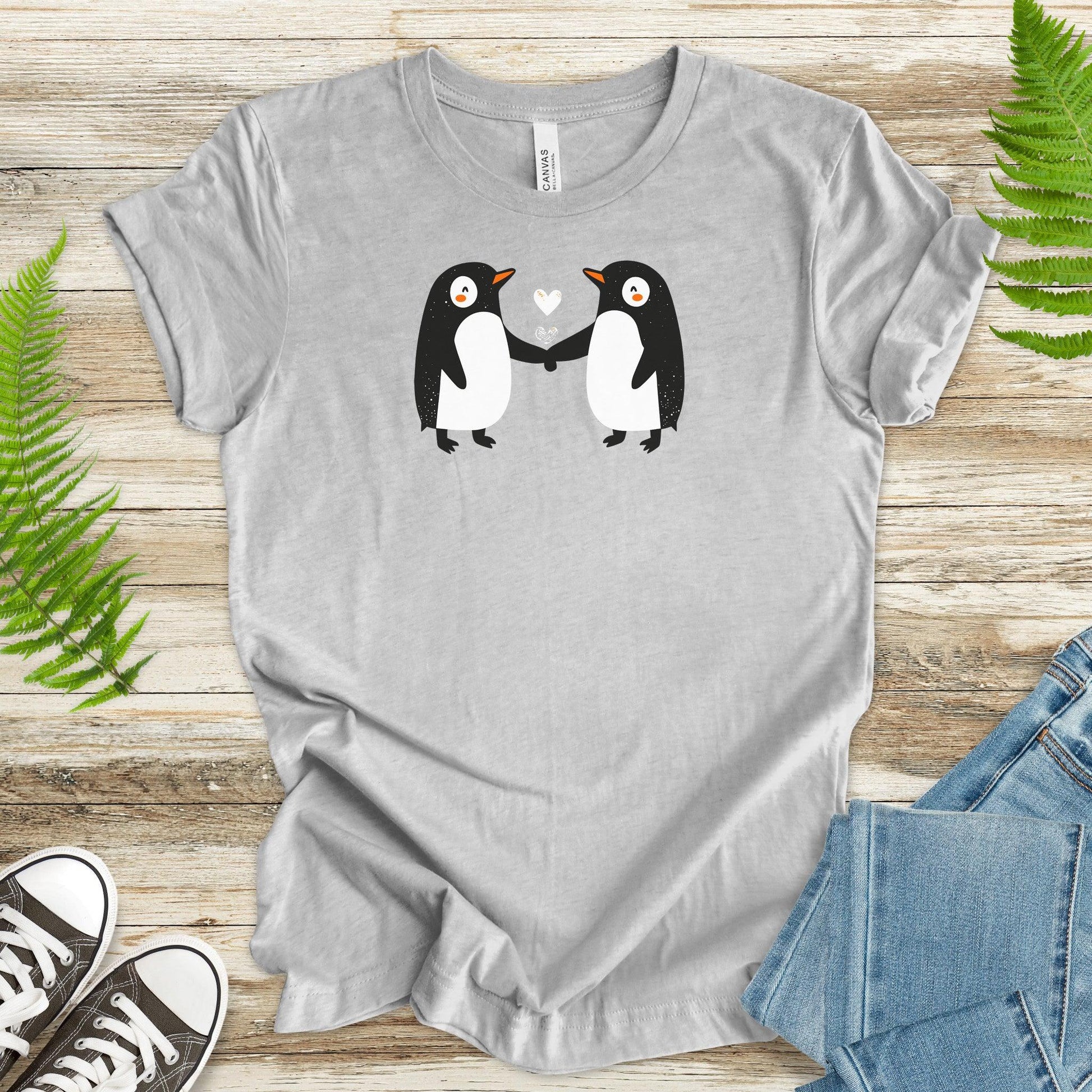 Waddle You Be Mine? Cute Penguin Love T-Shirt - TShirtree