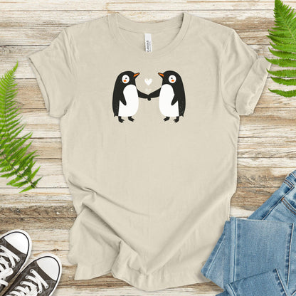 Waddle You Be Mine? Cute Penguin Love T-Shirt - TShirtree