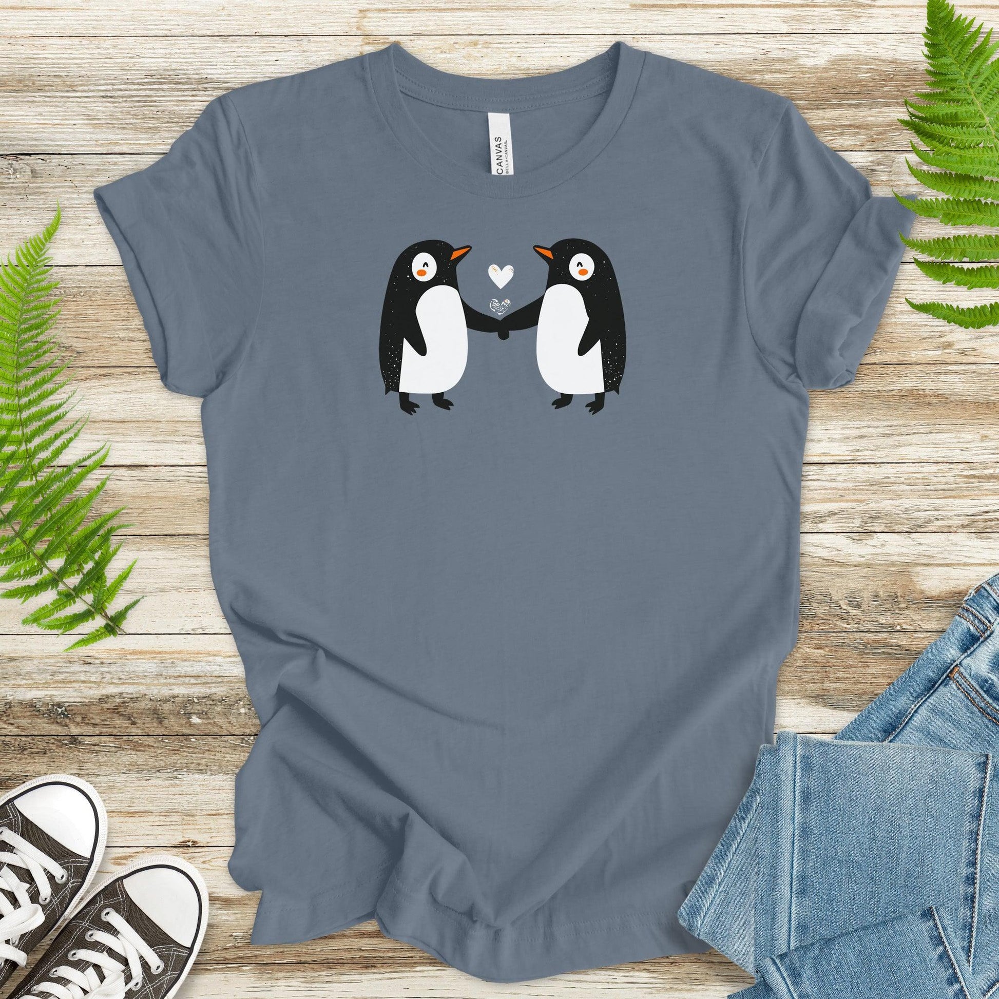 Waddle You Be Mine? Cute Penguin Love T-Shirt - TShirtree