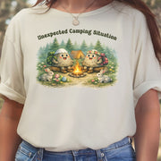 Unexpected Camping Situation T-Shirt Funny Easter Camping Mountain Gift