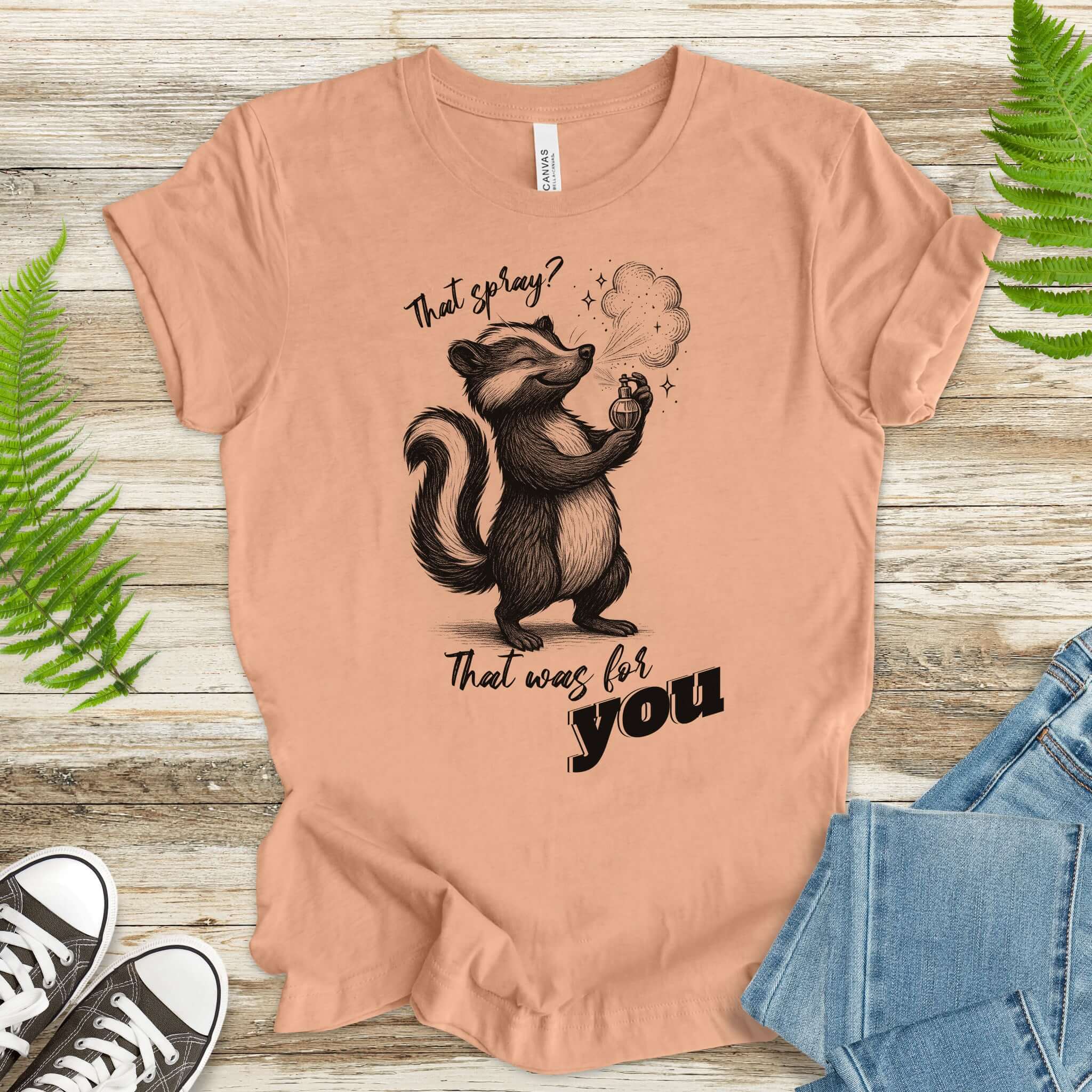 Fancy Skunk Perfume Moment T-Shirt