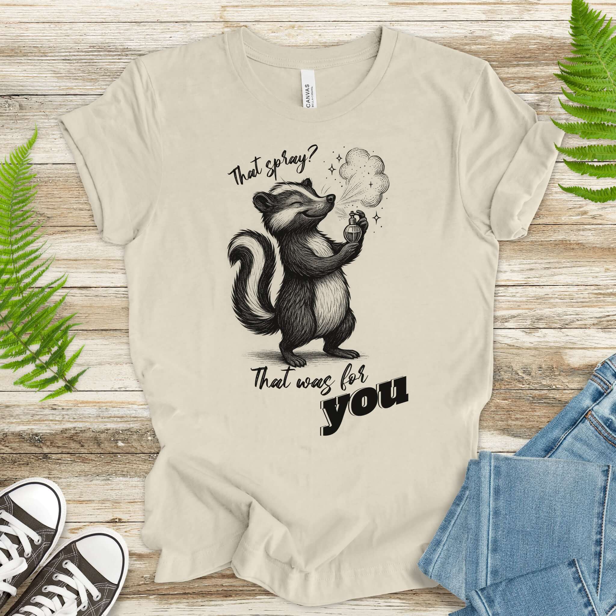 Fancy Skunk Perfume Moment T-Shirt