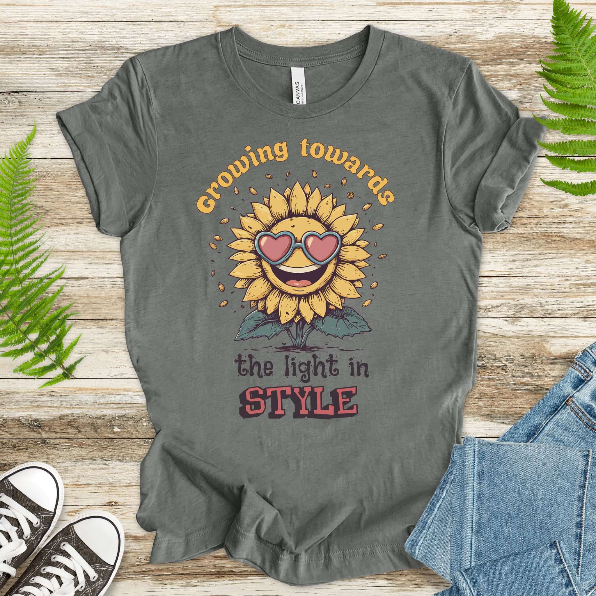 Growing Toward the Light Sunflower T-Shirt