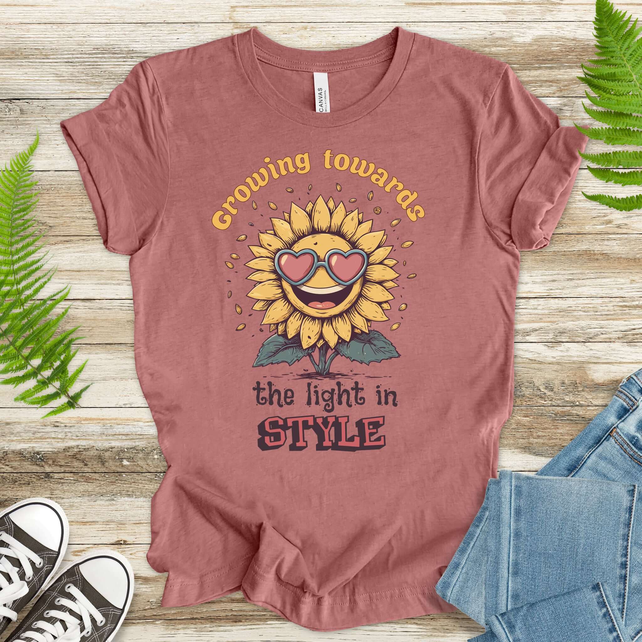 Growing Toward the Light Sunflower T-Shirt