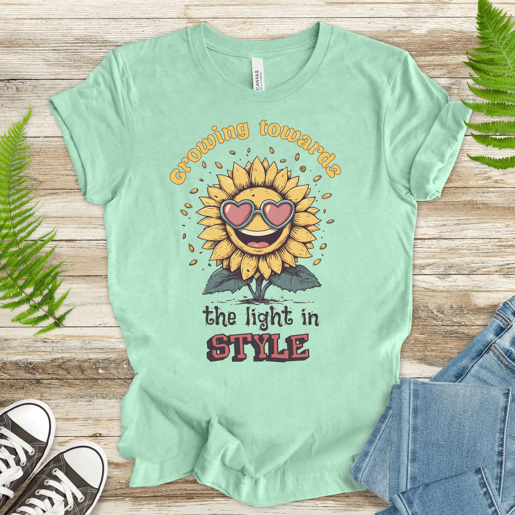Growing Toward the Light Sunflower T-Shirt