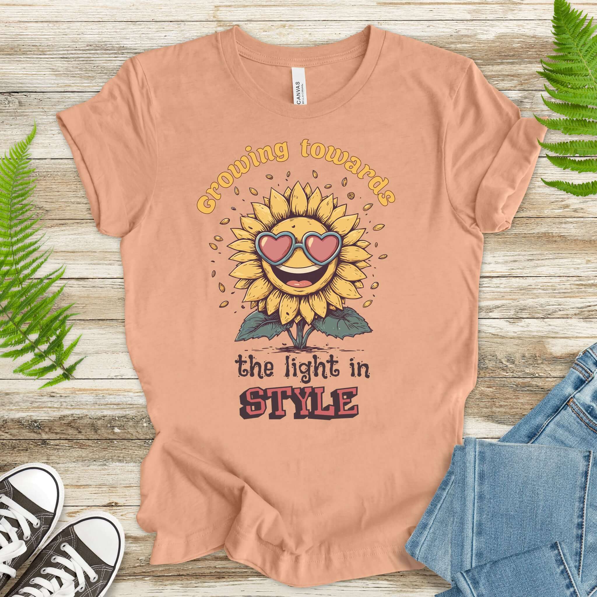 Growing Toward the Light Sunflower T-Shirt