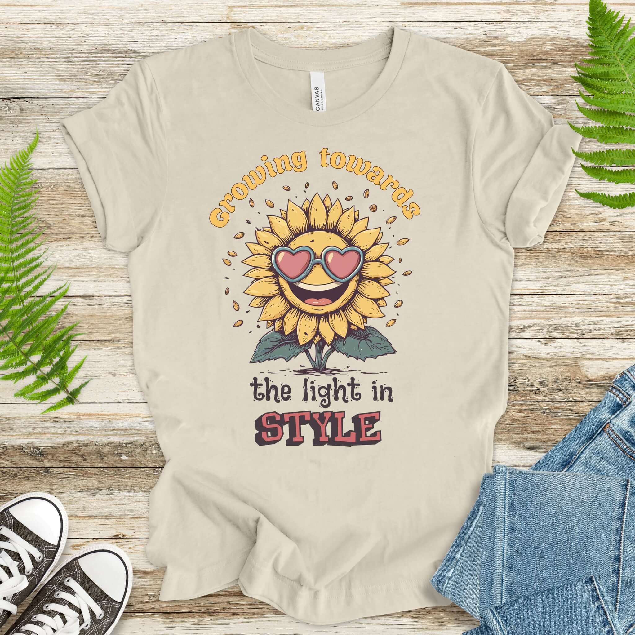 Growing Toward the Light Sunflower T-Shirt