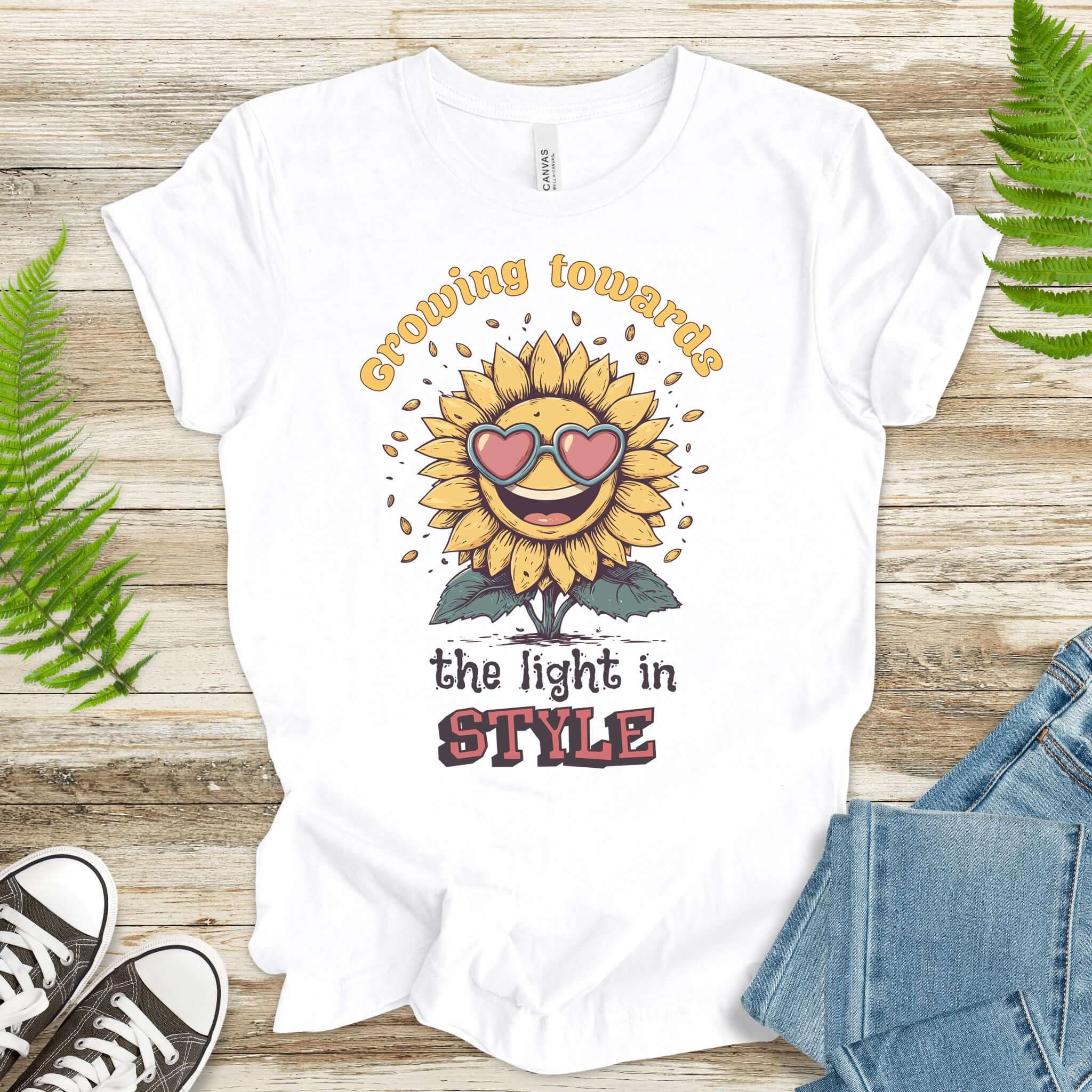 Growing Toward the Light Sunflower T-Shirt