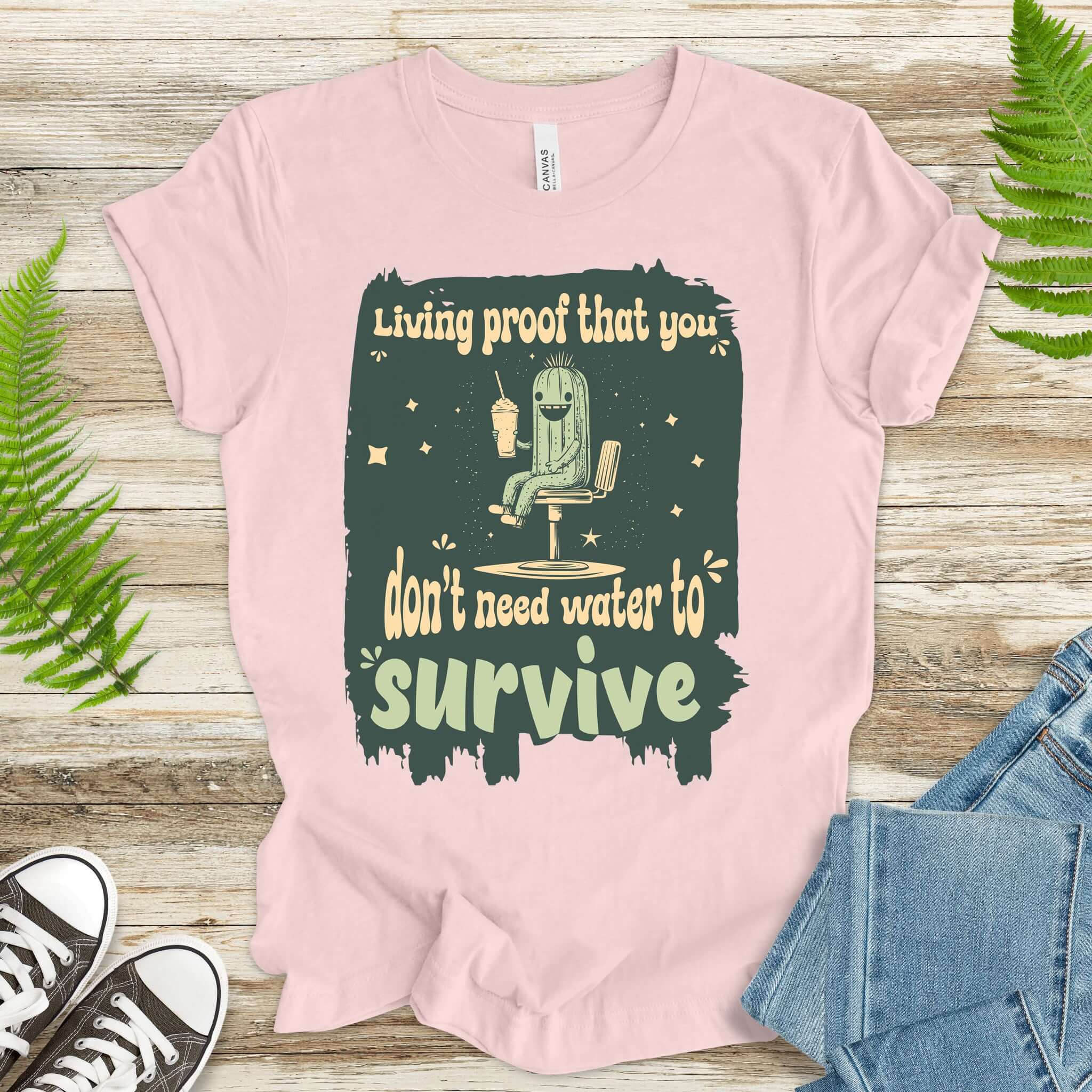 The Cool Cactus Thriving on Style T-Shirt