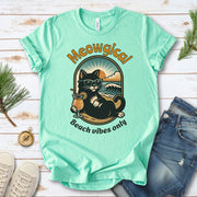 Cat Meowgical Beach Vibes Only T-Shirt
