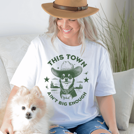 Chihuahua Sheriff Showdown T-Shirt