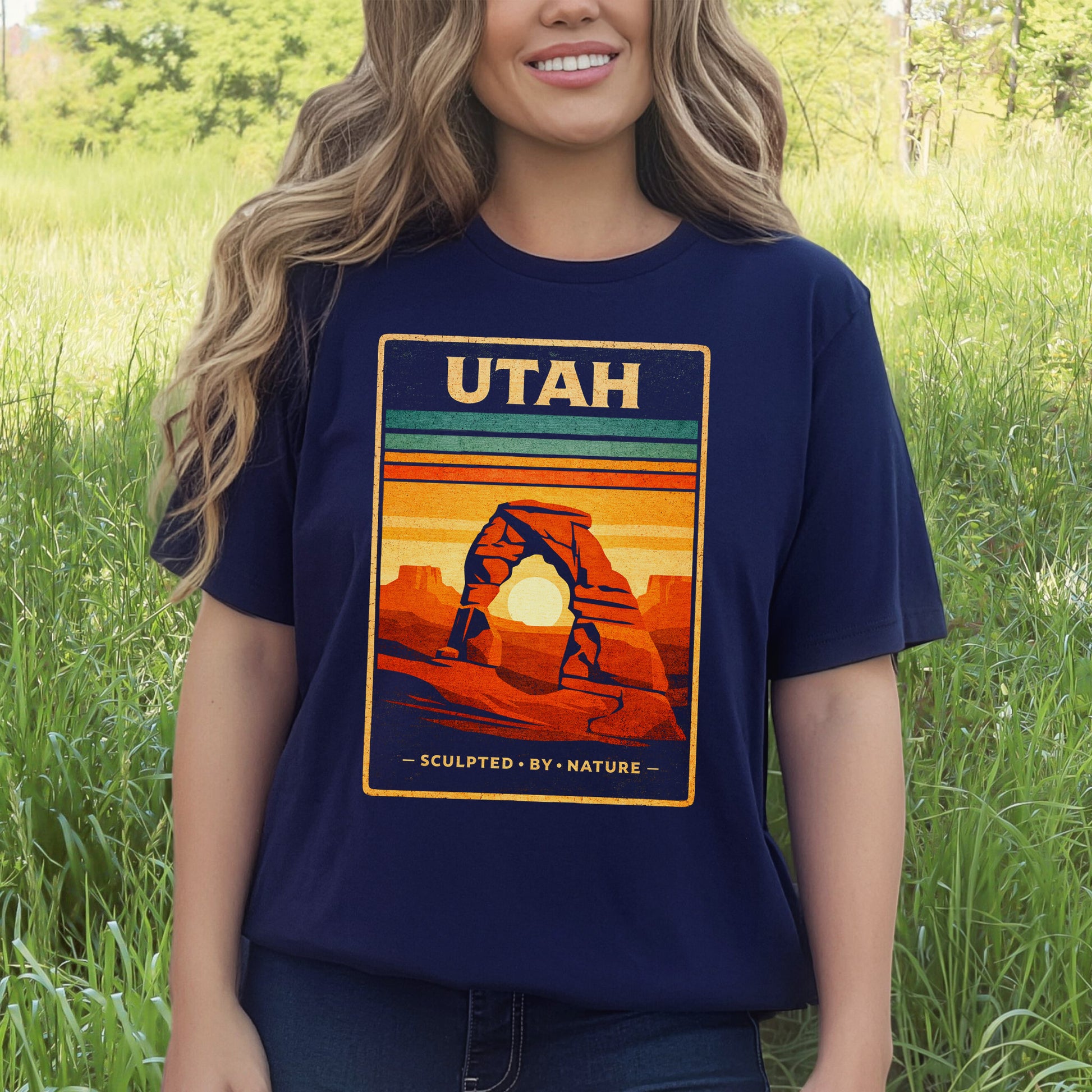 Utah Sculpted by Nature Arches National Park Desert Adventure T-Shirt