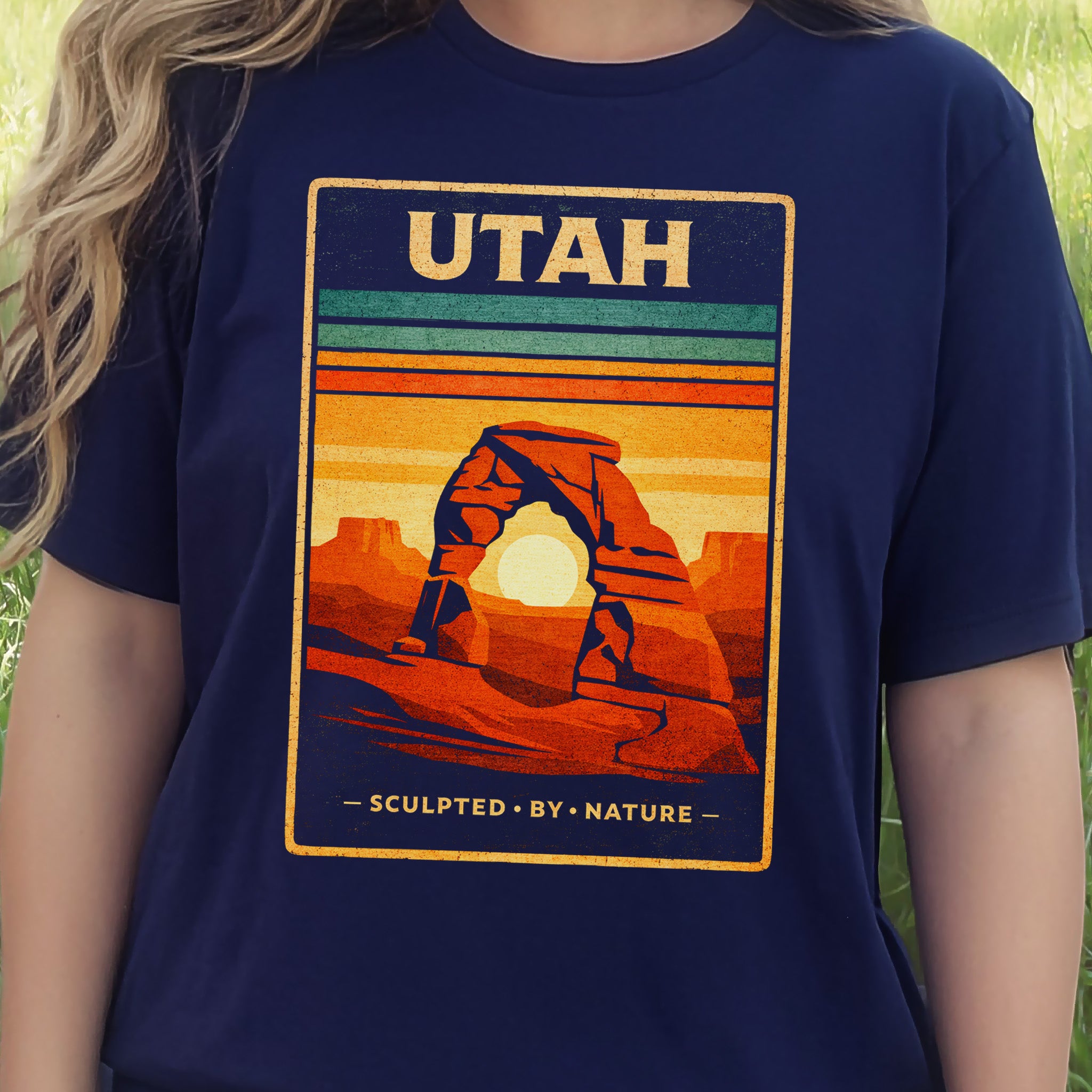 Utah Sculpted by Nature Arches National Park Desert Adventure T-Shirt