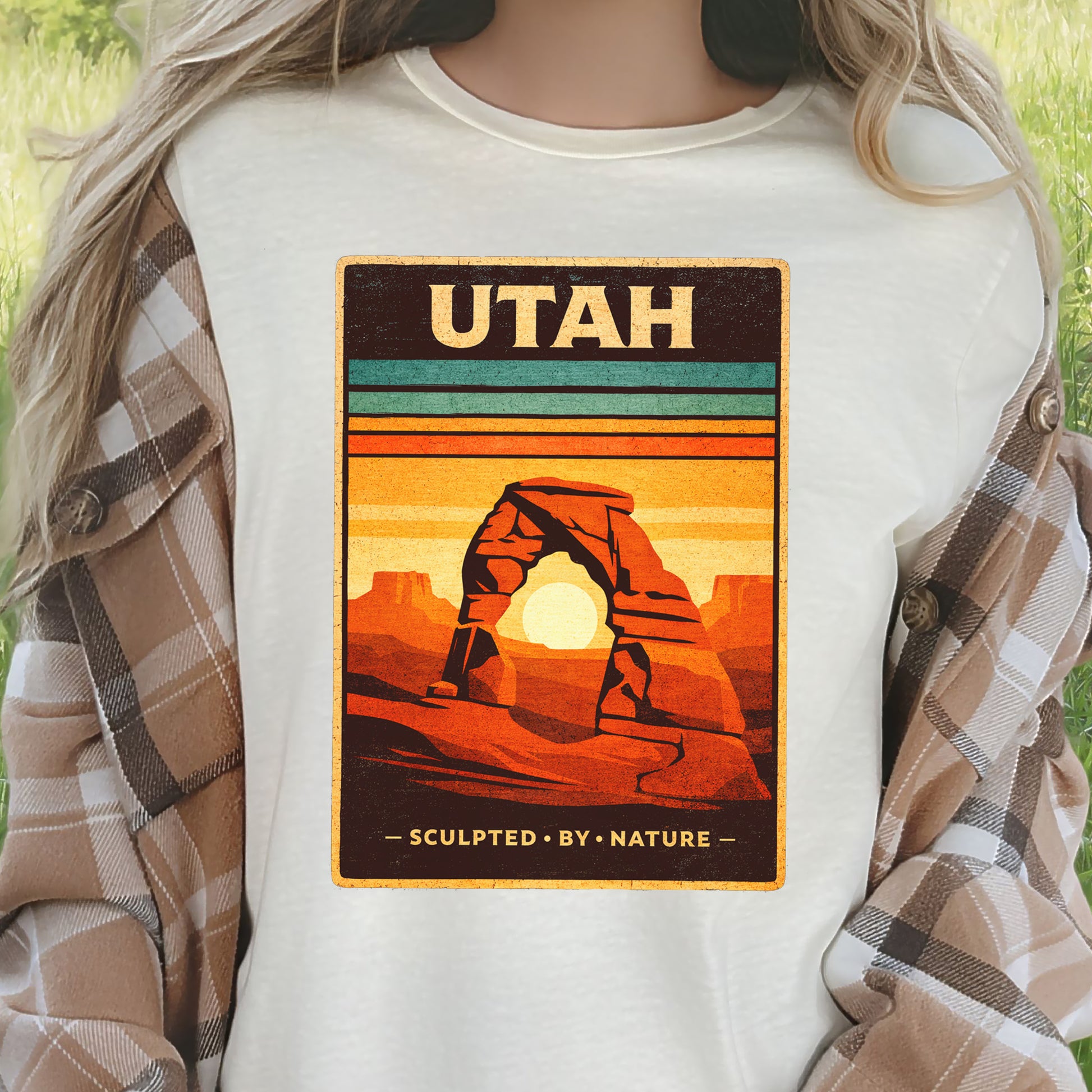 Utah Sculpted by Nature Arches National Park Desert Adventure T-Shirt