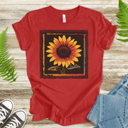 Sunflower Retro T-Shirt – Vintage Bloom for Nature Lovers