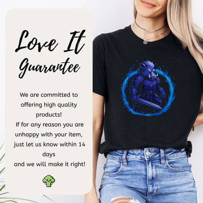 Coldfire Warthog Warrior Fantasy T-Shirt