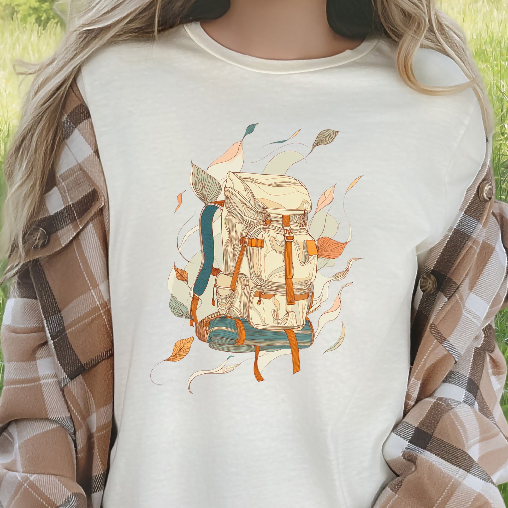 What You Carry T-Shirt – Botanical Backpack Adventure & Wanderer Tee