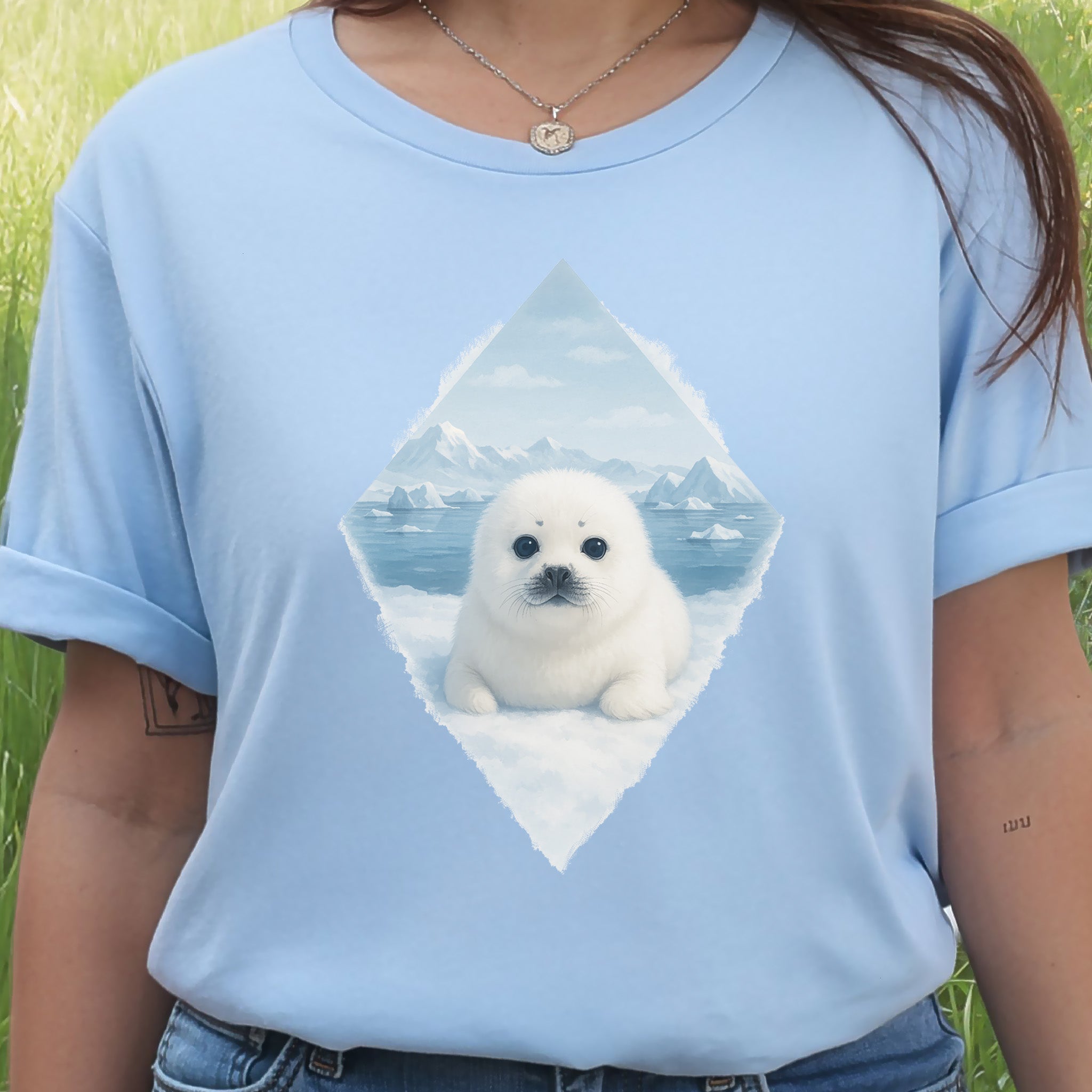Baby Seal Arctic T-Shirt – Cute Winter Wildlife Vintage Tee