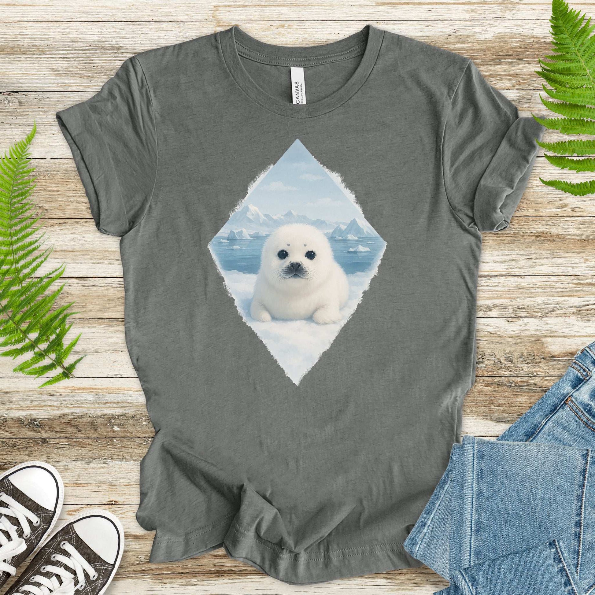Baby Seal Arctic T-Shirt – Cute Winter Wildlife Vintage Tee
