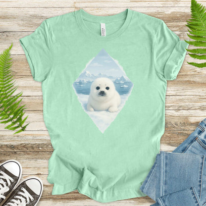Baby Seal Arctic T-Shirt – Cute Winter Wildlife Vintage Tee