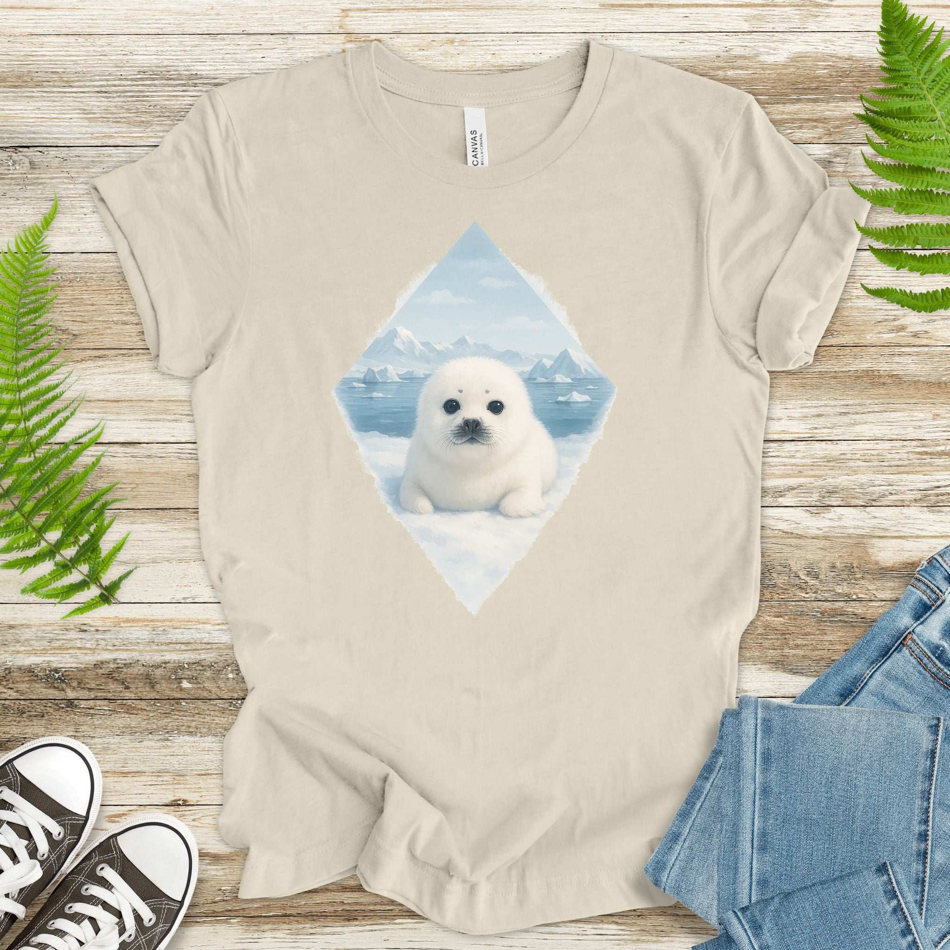 Baby Seal Arctic T-Shirt – Cute Winter Wildlife Vintage Tee