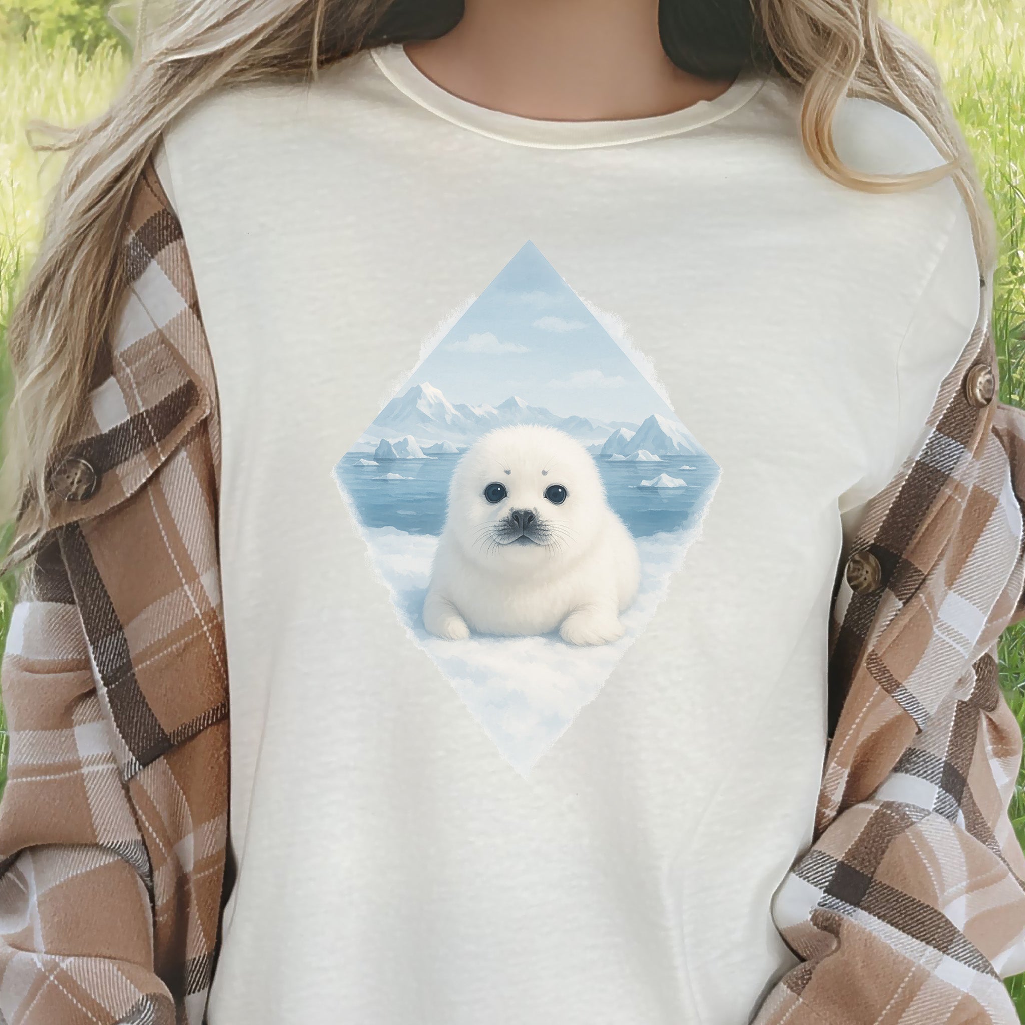 Baby Seal Arctic T-Shirt – Cute Winter Wildlife Vintage Tee