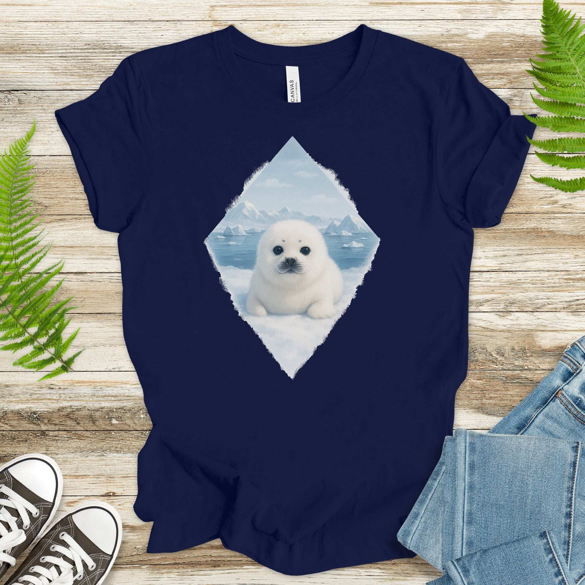 Baby Seal Arctic T-Shirt – Cute Winter Wildlife Vintage Tee