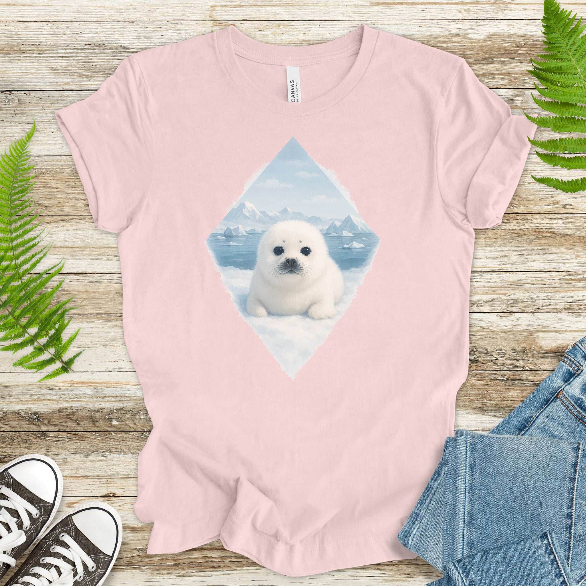 Baby Seal Arctic T-Shirt – Cute Winter Wildlife Vintage Tee